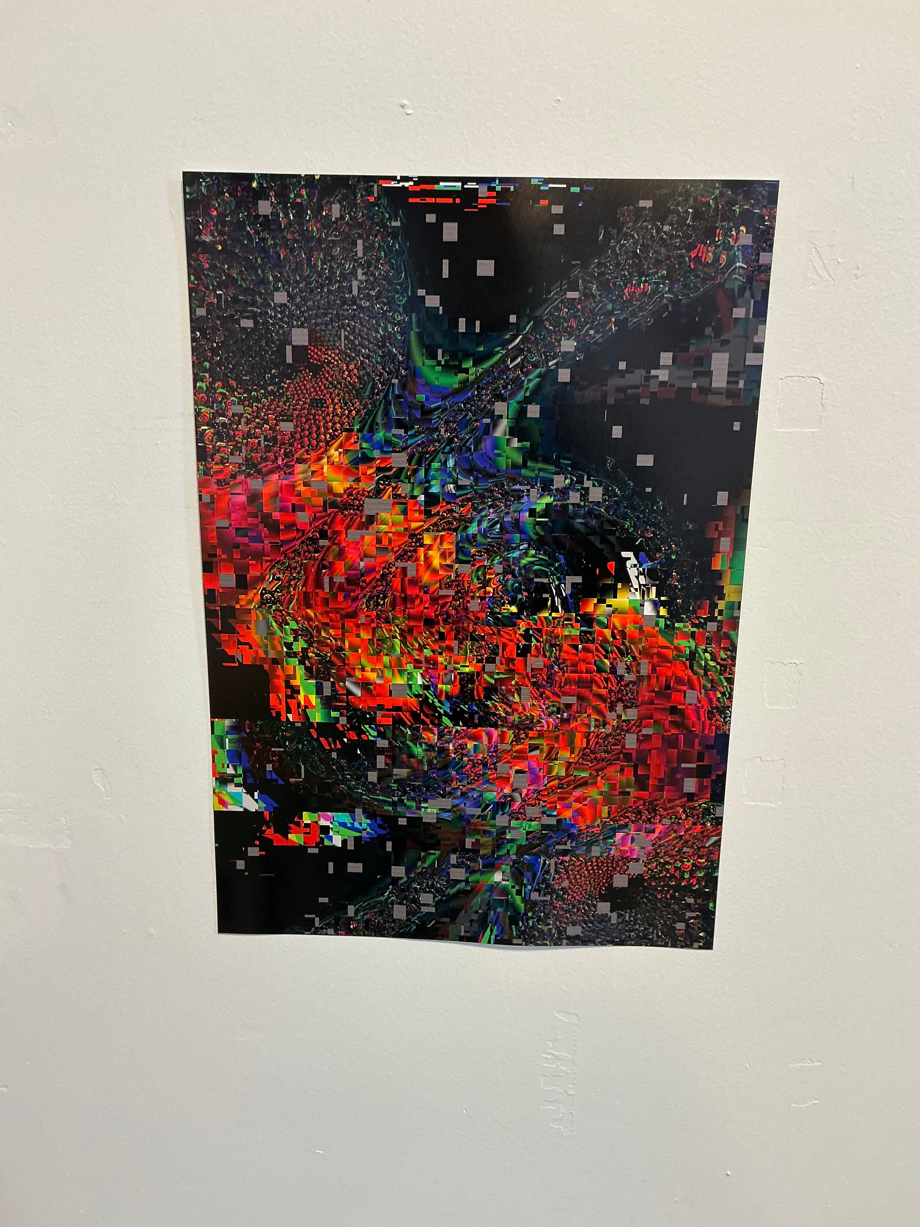Fractal Glitch Poster #1